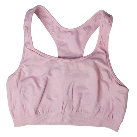 Champion Wireless Sports Bra Pink Medium Unpad Racerback Pullover Full AF5001 - Picture 6 of 9